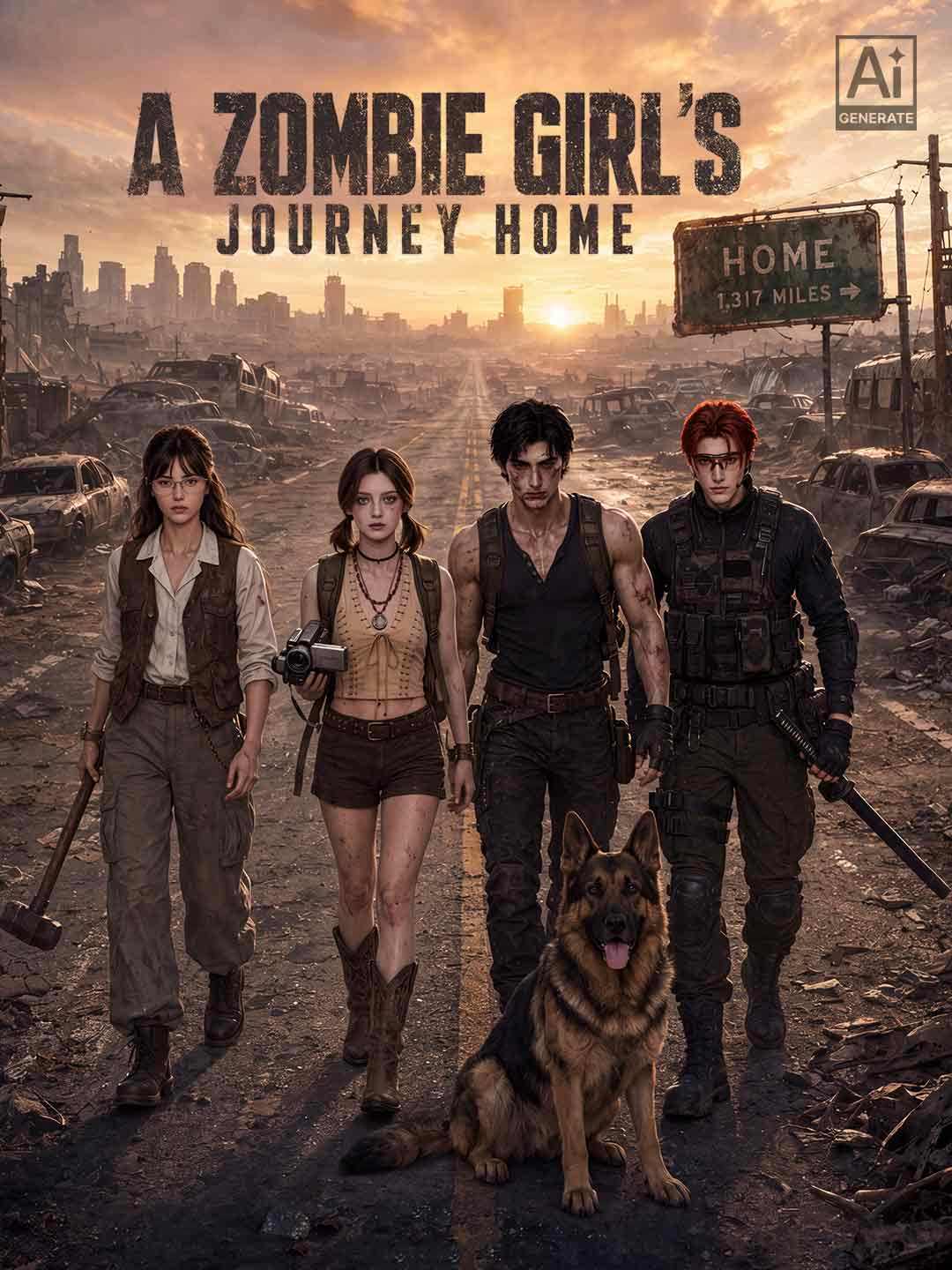 A Zombie Girl’s Journey Home free movies